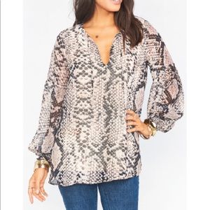 Show Me Your Mumu *Jelina Tassel Tunic Top X-Small